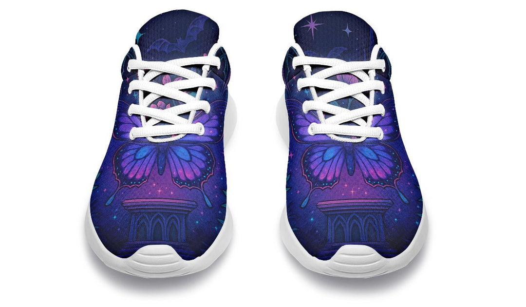 Butterfly Cathedral Sneakers - The Pagan Grimoire