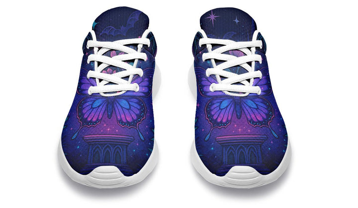 Butterfly Cathedral Sneakers - The Pagan Grimoire