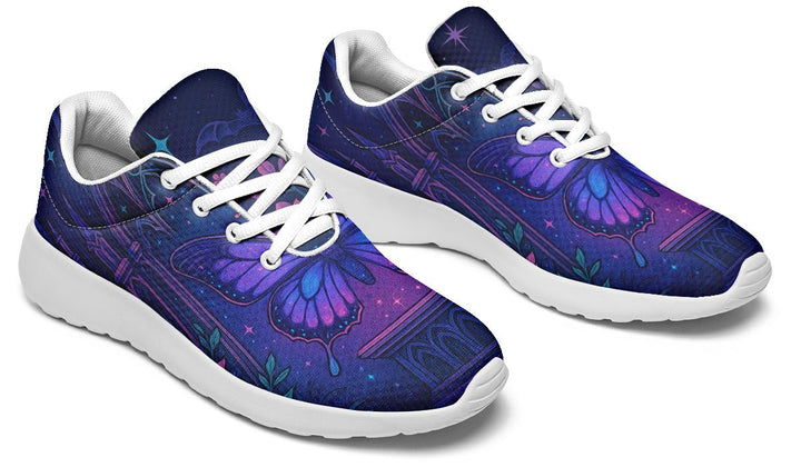 Butterfly Cathedral Sneakers - The Pagan Grimoire
