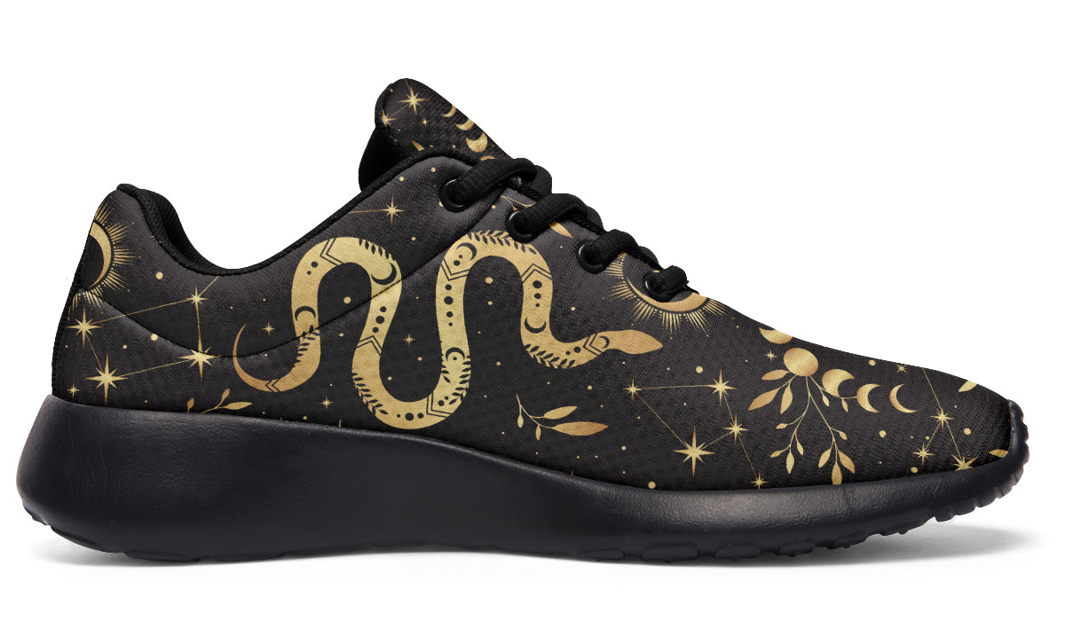 Boho Golden Snakes Sneakers