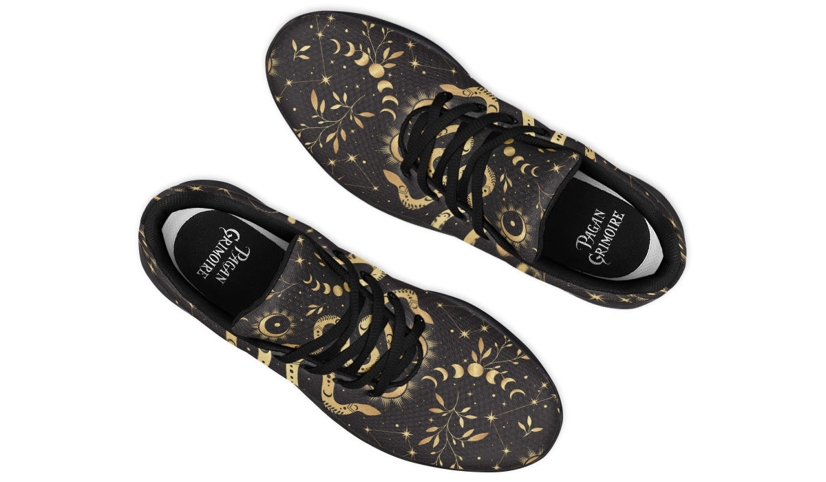 Boho Golden Snakes Sneakers