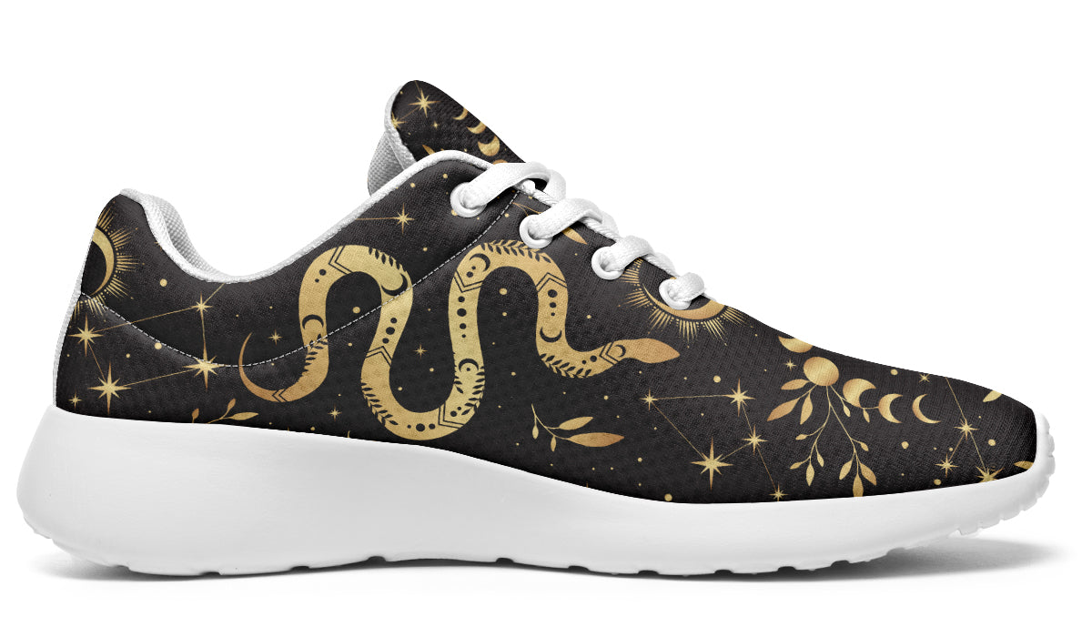 Boho Golden Snakes Sneakers