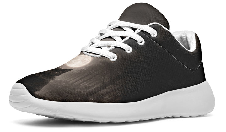 Moonlit Cat Sneakers - The Pagan Grimoire