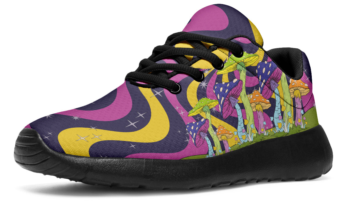 Psychedelic Magic Mushrooms Sneakers