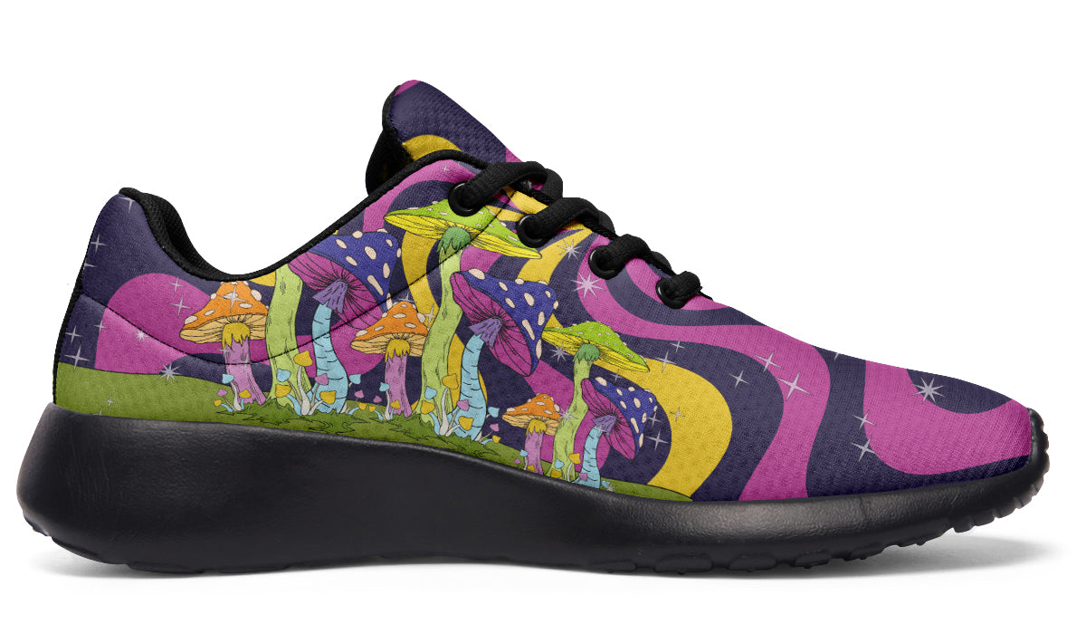 Psychedelic Magic Mushrooms Sneakers