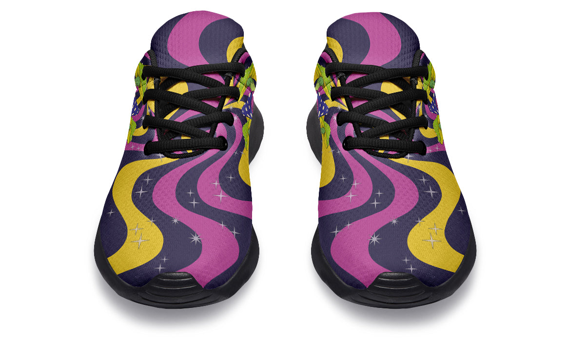 Psychedelic Magic Mushrooms Sneakers