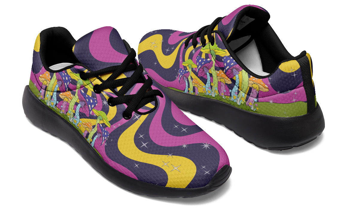 Psychedelic Magic Mushrooms Sneakers