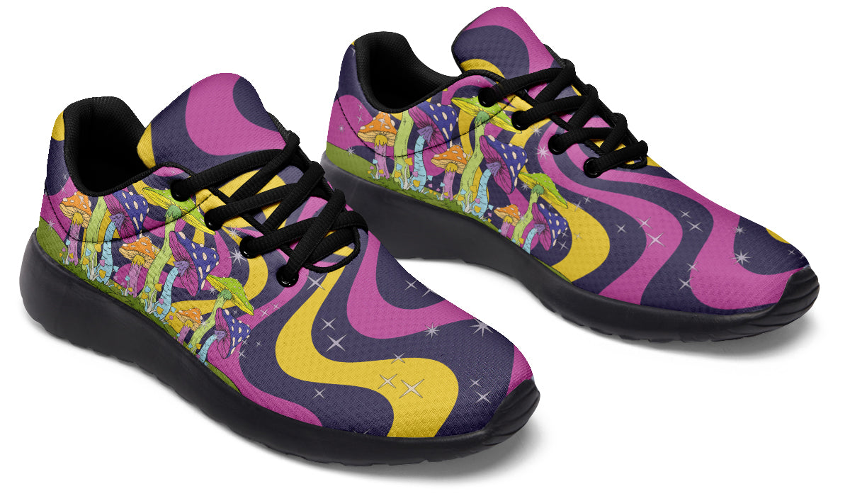 Psychedelic Magic Mushrooms Sneakers