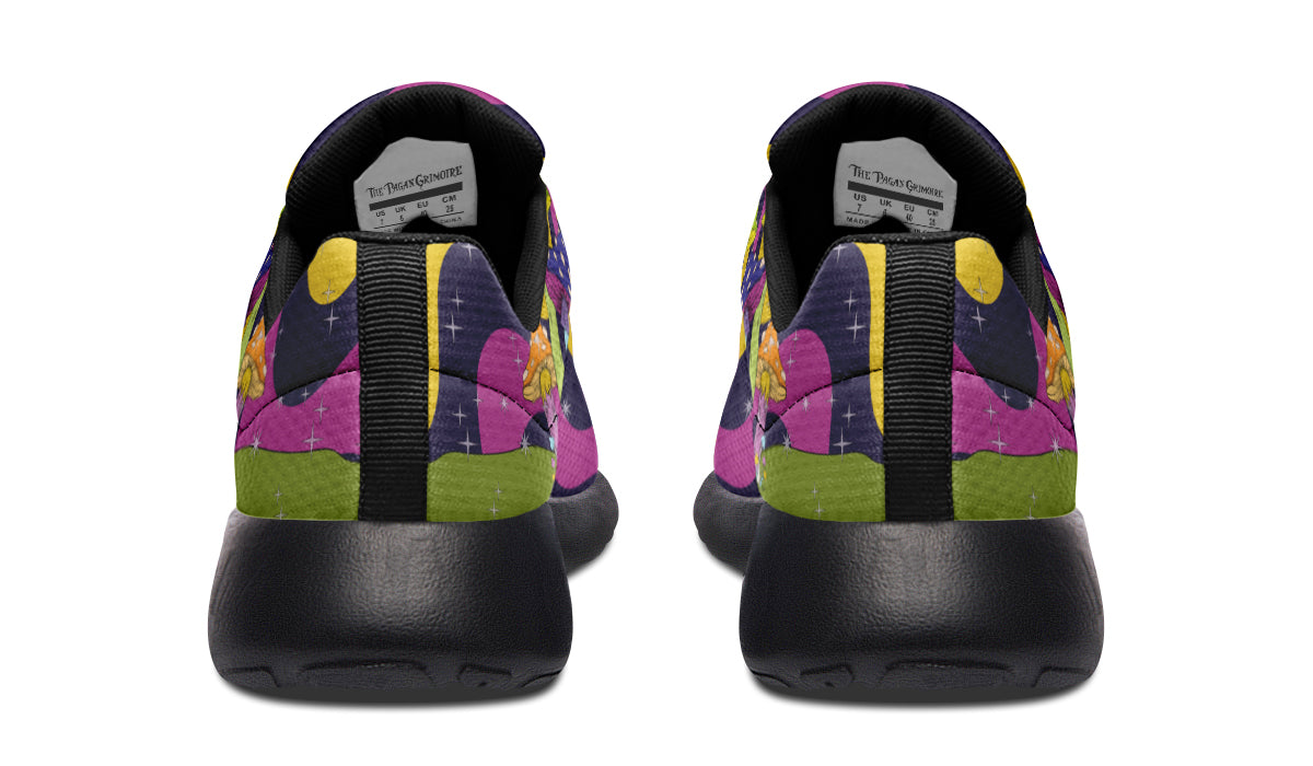 Psychedelic Magic Mushrooms Sneakers