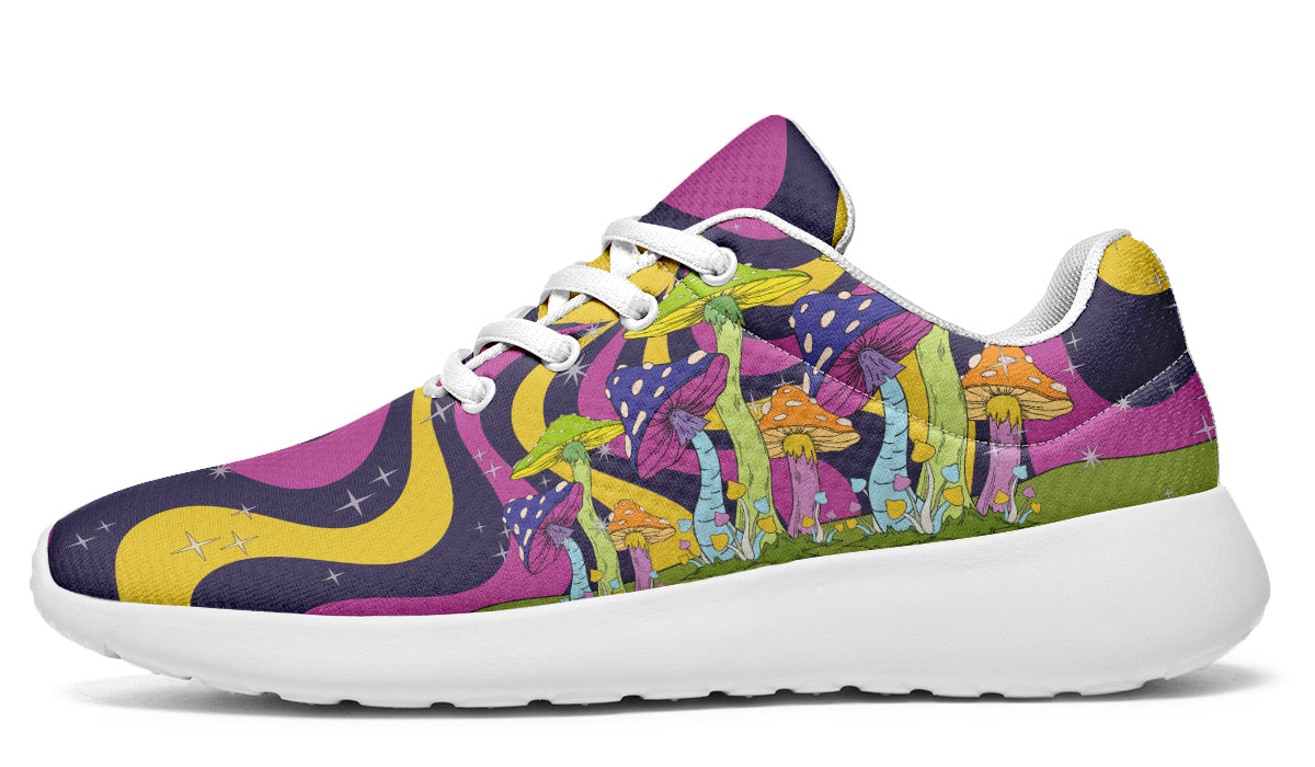 Psychedelic Magic Mushrooms Sneakers