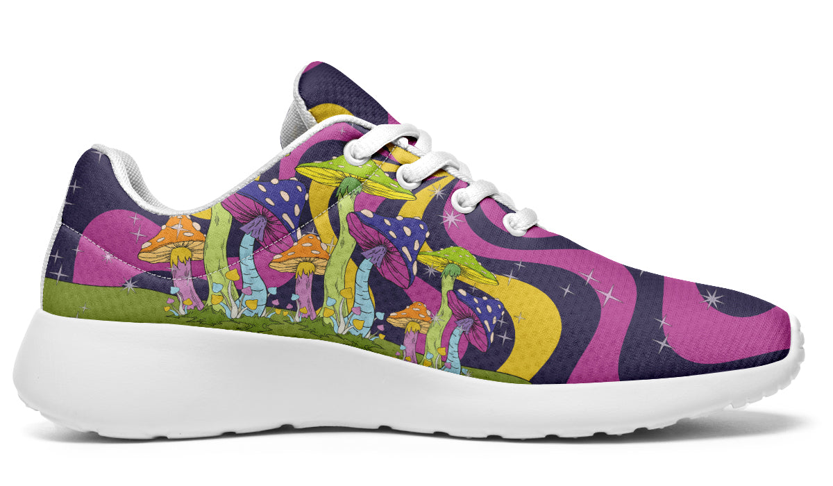 Psychedelic Magic Mushrooms Sneakers