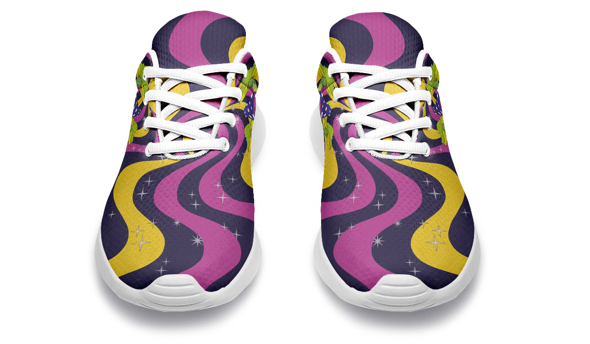 Psychedelic Magic Mushrooms Sneakers