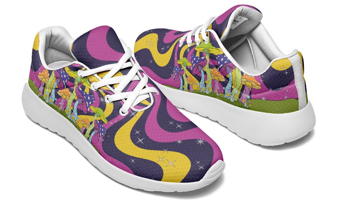 Psychedelic Magic Mushrooms Sneakers