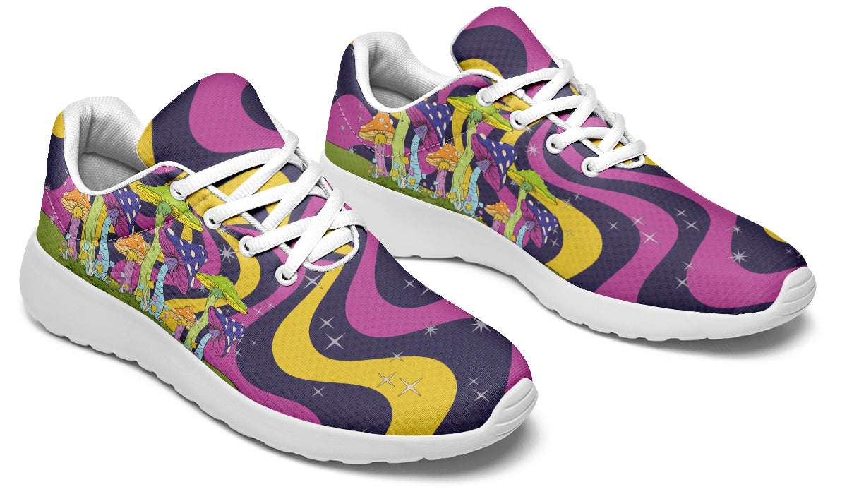 Psychedelic Magic Mushrooms Sneakers