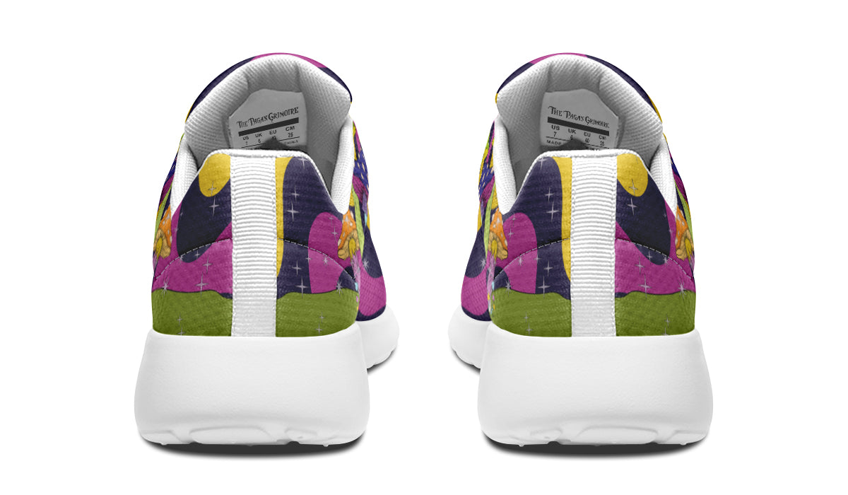 Psychedelic Magic Mushrooms Sneakers