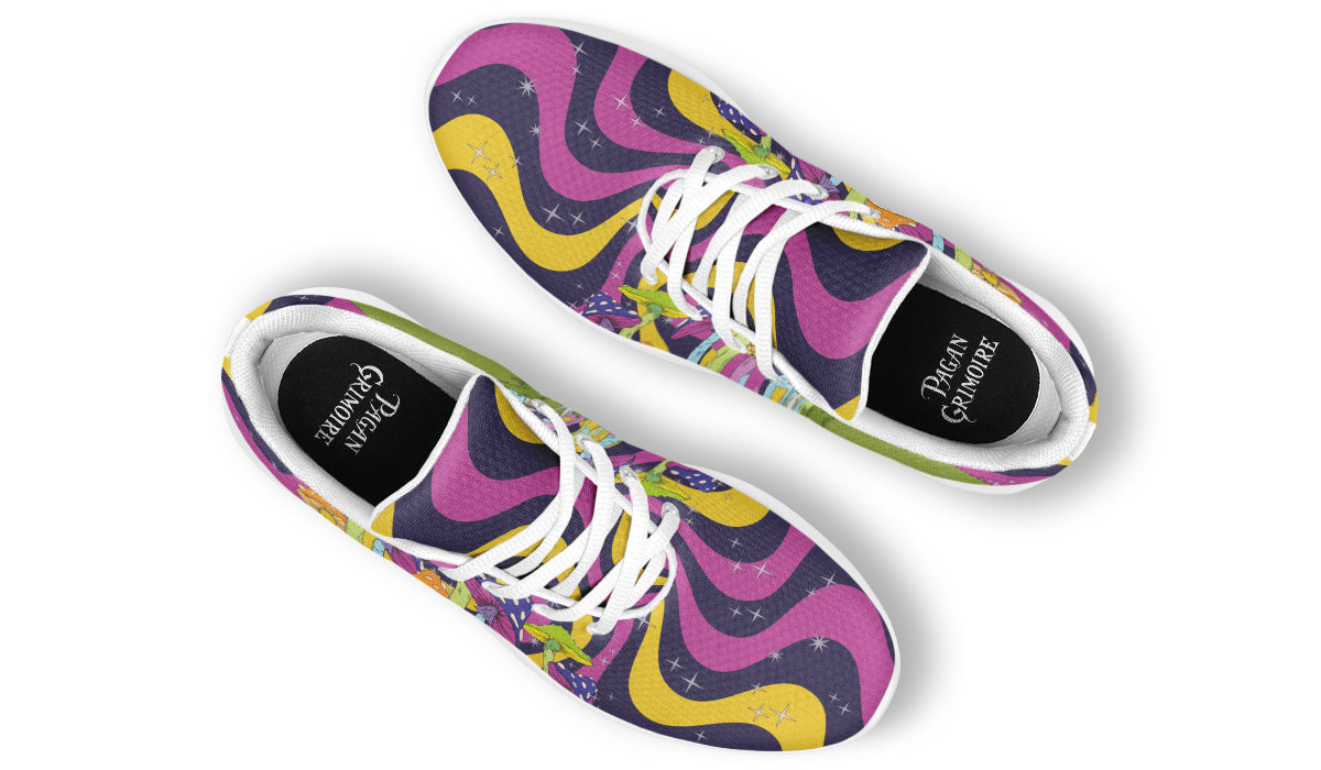 Psychedelic Magic Mushrooms Sneakers