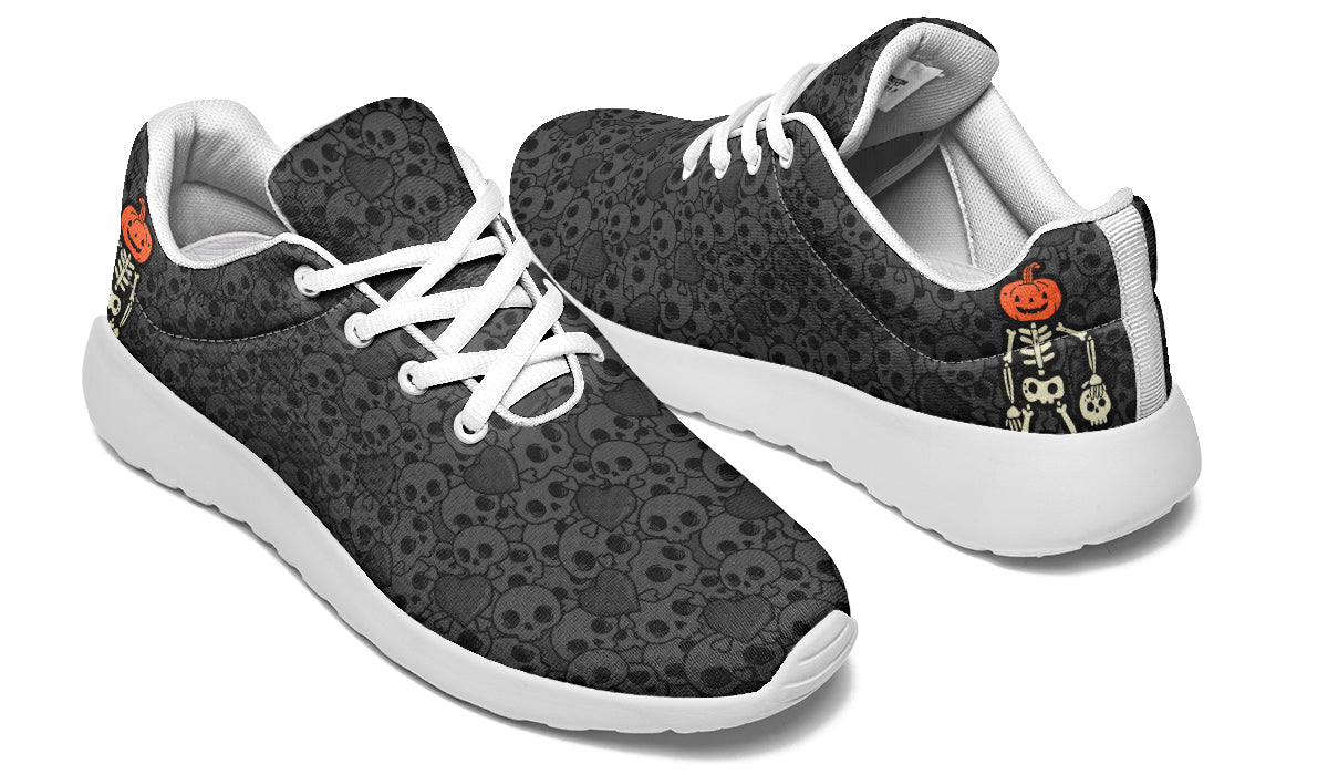 Grey Skulls Sneakers