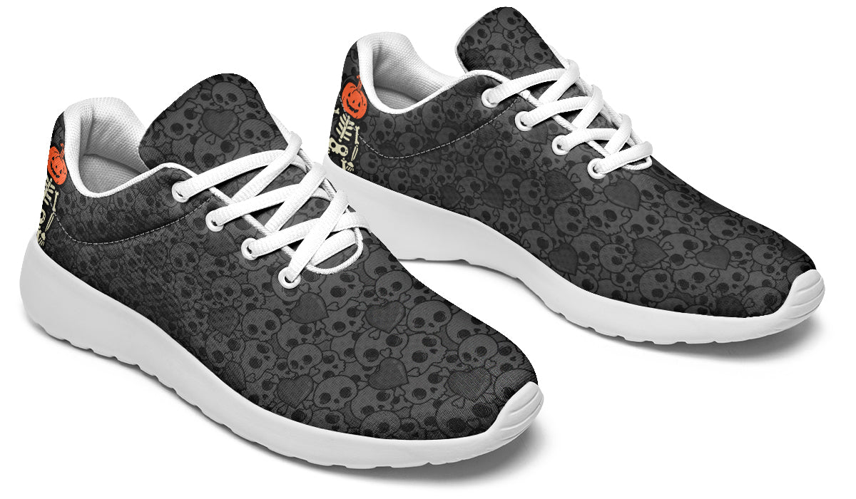 Grey Skulls Sneakers