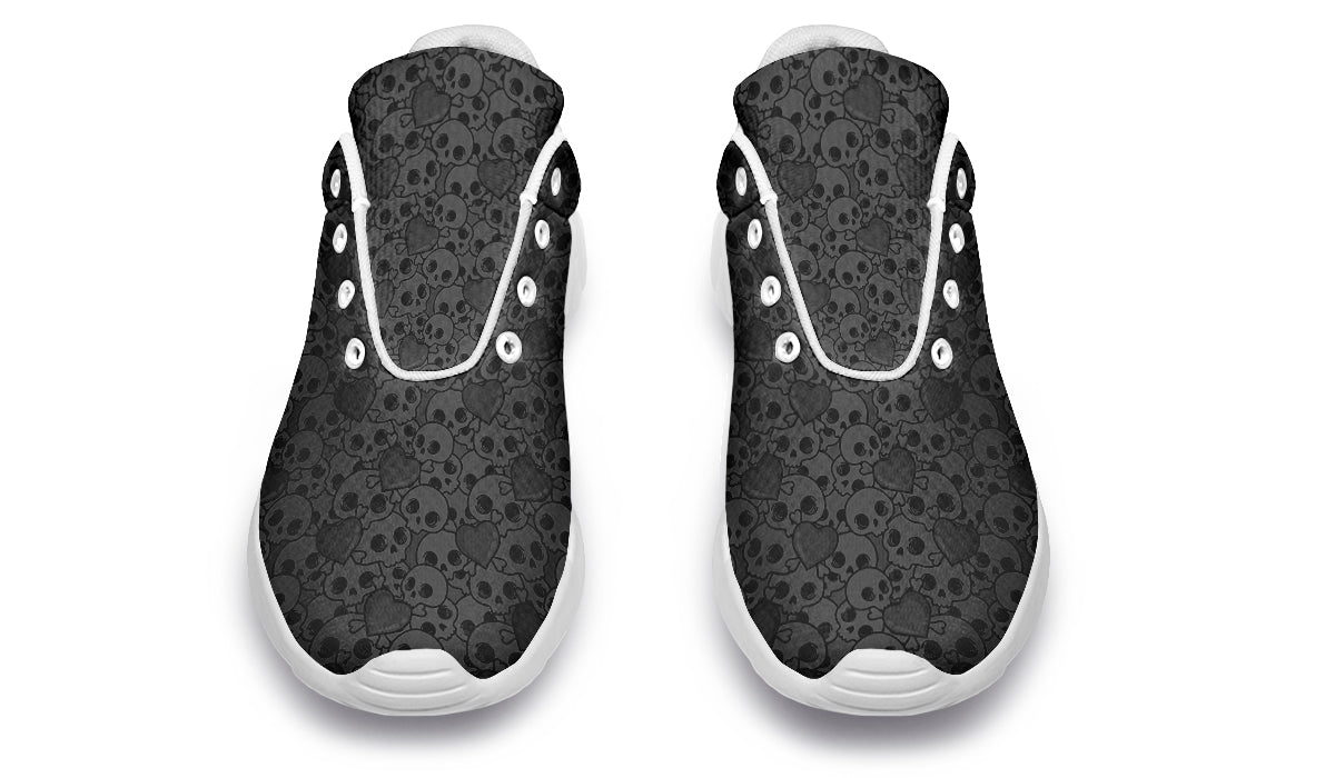 Grey Skulls Sneakers