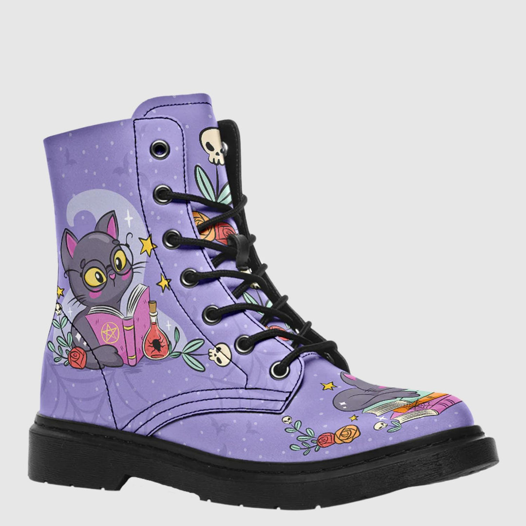 Spellbound Cat Combat Boots