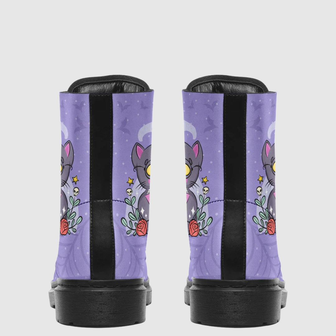 Spellbound Cat Combat Boots