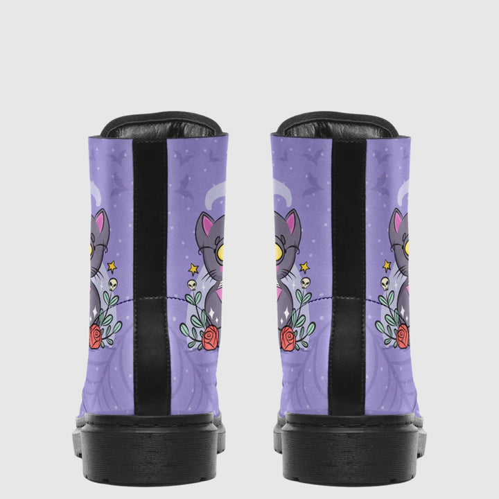 Spellbound Cat Combat Boots