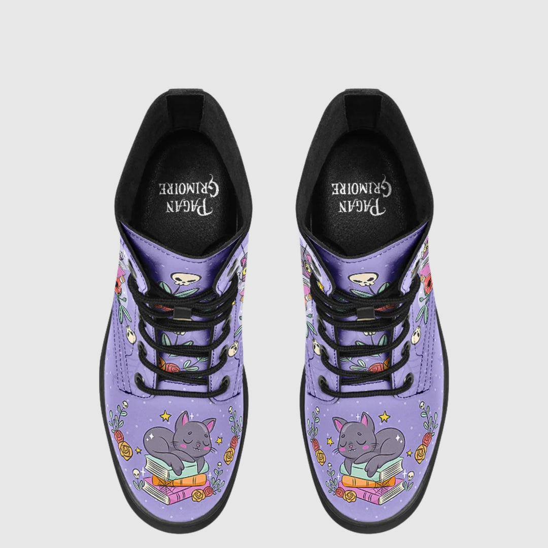Spellbound Cat Combat Boots
