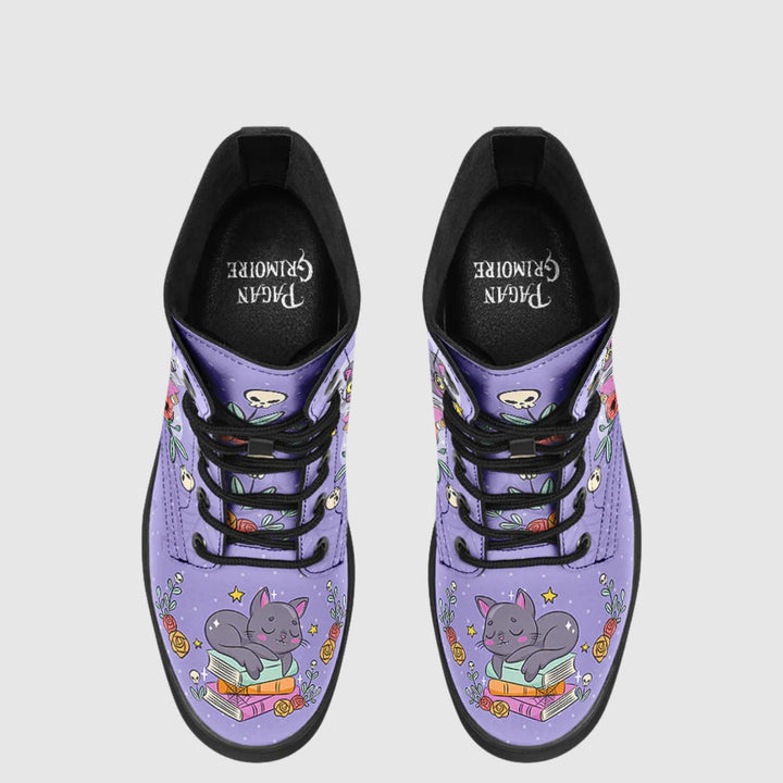 Spellbound Cat Combat Boots