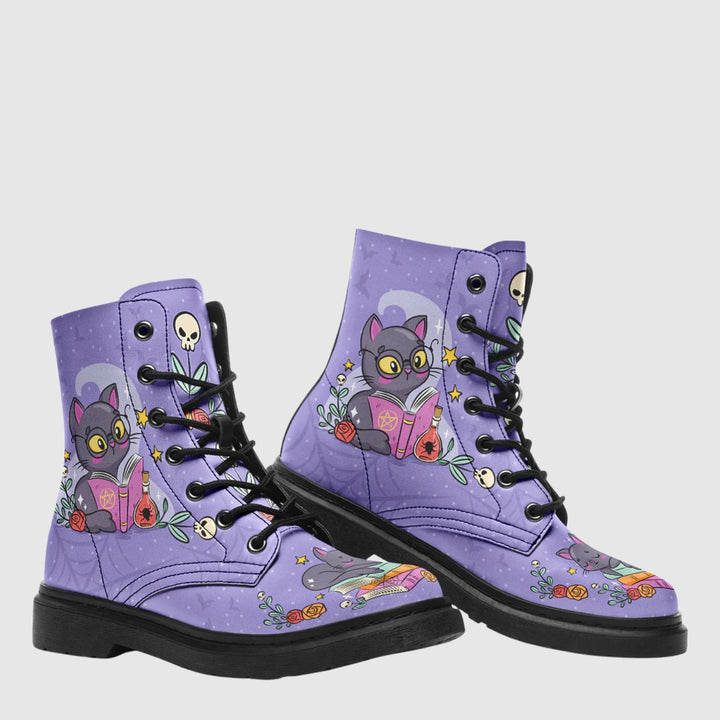 Spellbound Cat Combat Boots