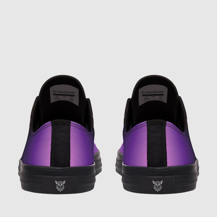 Spellcasting Raven Low Tops - The Pagan Grimoire