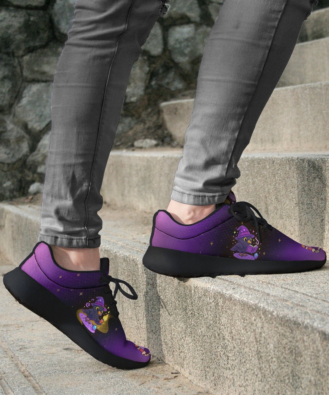Spellcasting Raven Sneakers - The Pagan Grimoire