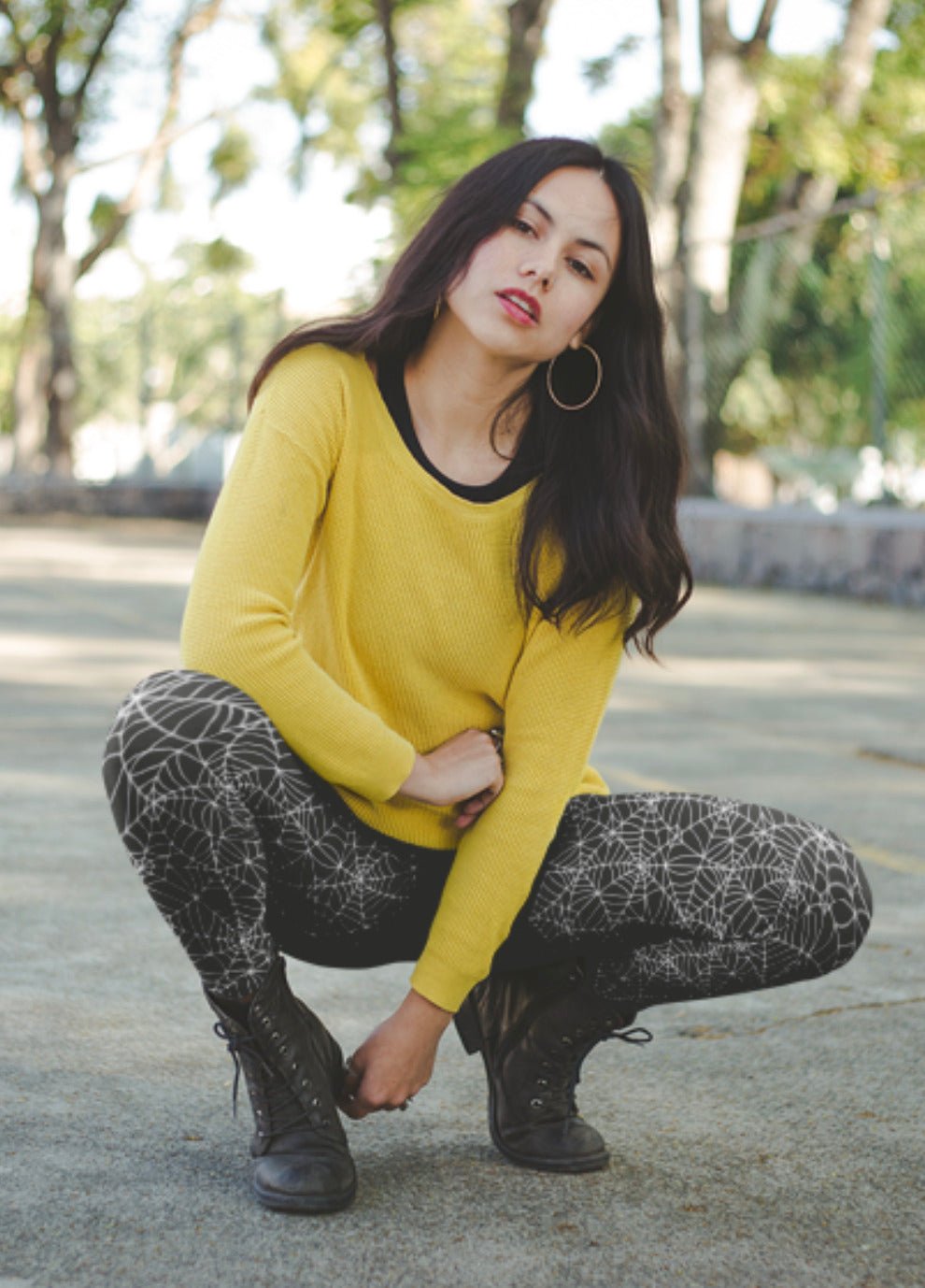 Spiderweb Leggings - The Pagan Grimoire
