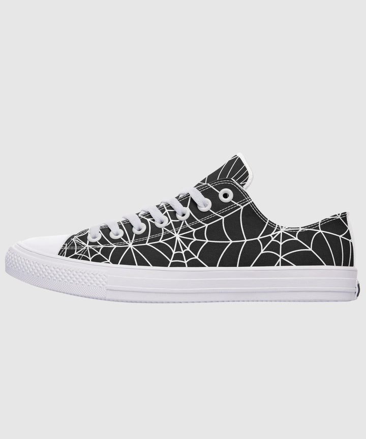 Spiderweb Low Tops - The Pagan Grimoire