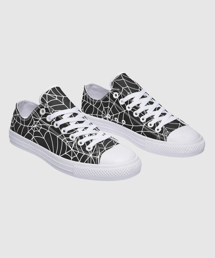 Spiderweb Low Tops - The Pagan Grimoire