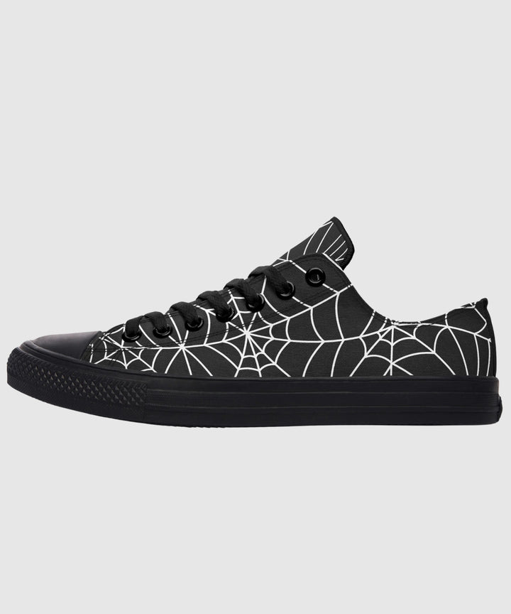 Spiderweb Low Tops - The Pagan Grimoire
