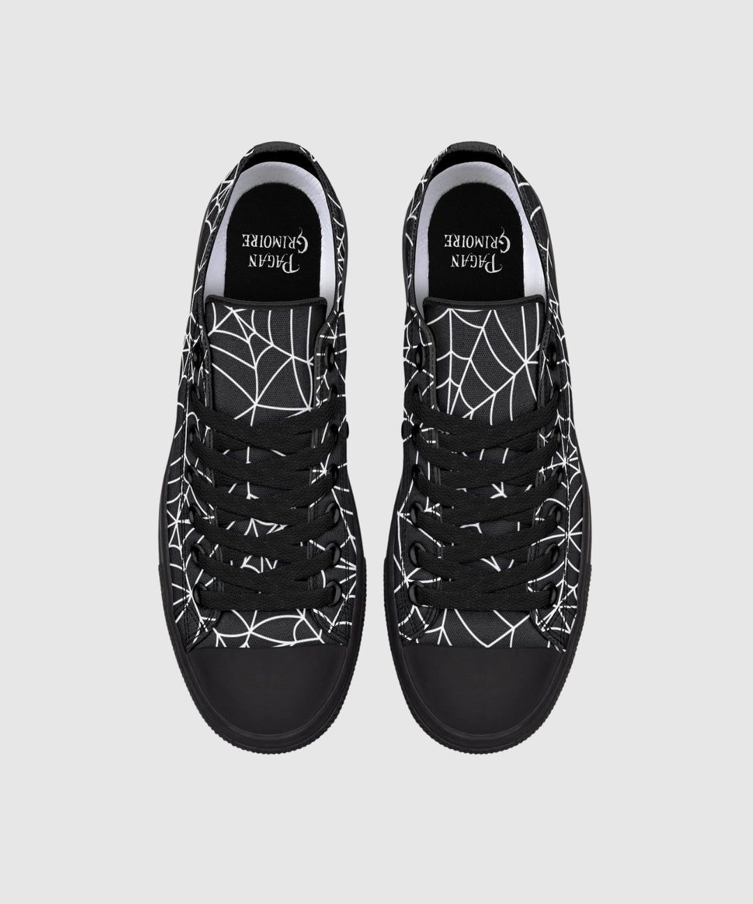 Spiderweb Low Tops - The Pagan Grimoire