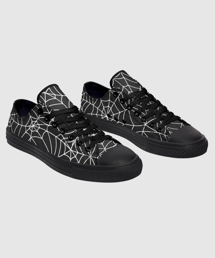 Spiderweb Low Tops - The Pagan Grimoire