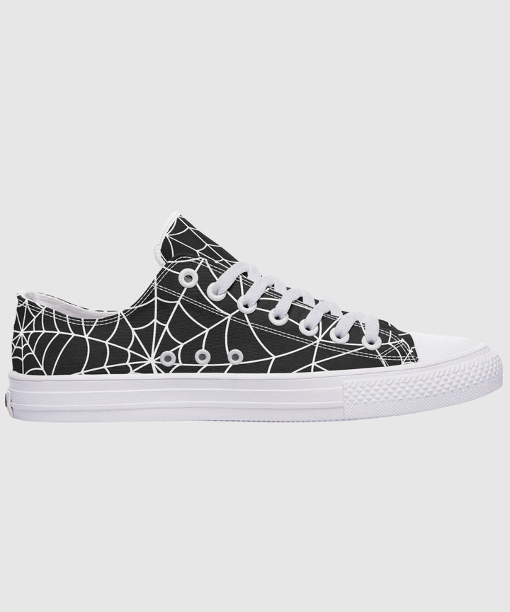 Spiderweb Low Tops - The Pagan Grimoire