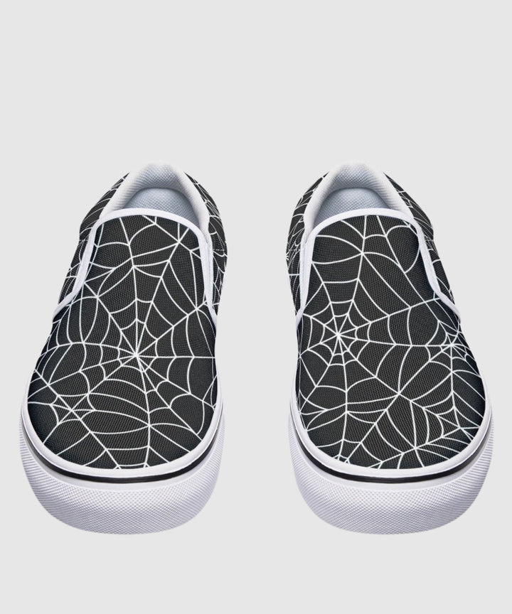 Spiderweb Slip - On Shoes - The Pagan Grimoire