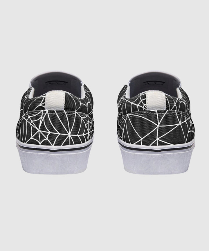 Spiderweb Slip - On Shoes - The Pagan Grimoire