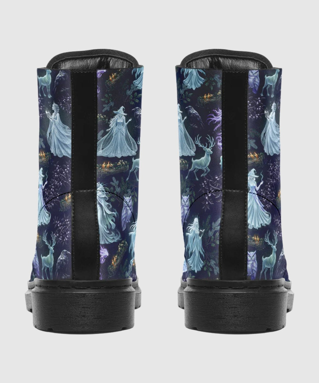Spooky Yule Spirits Boots - The Pagan Grimoire
