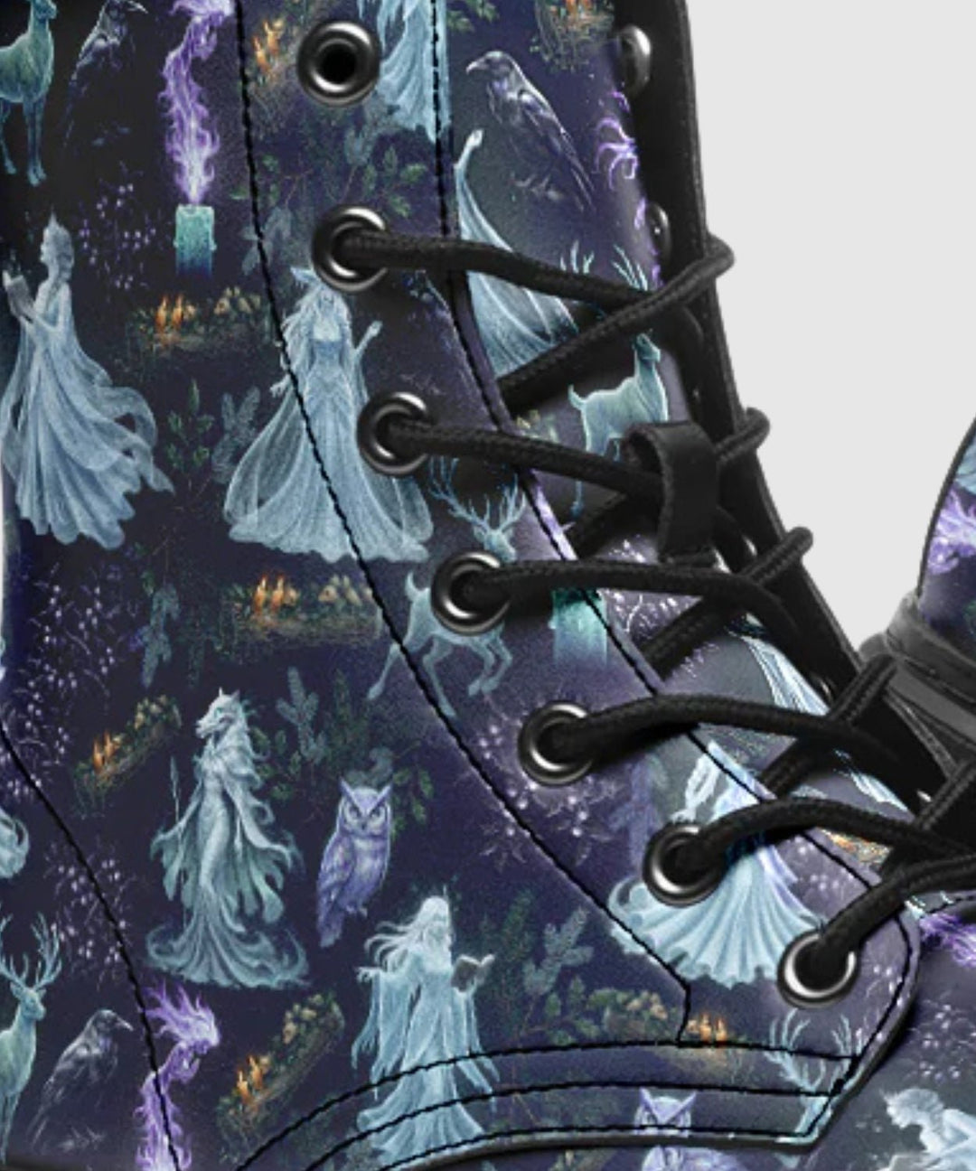 Spooky Yule Spirits Boots - The Pagan Grimoire