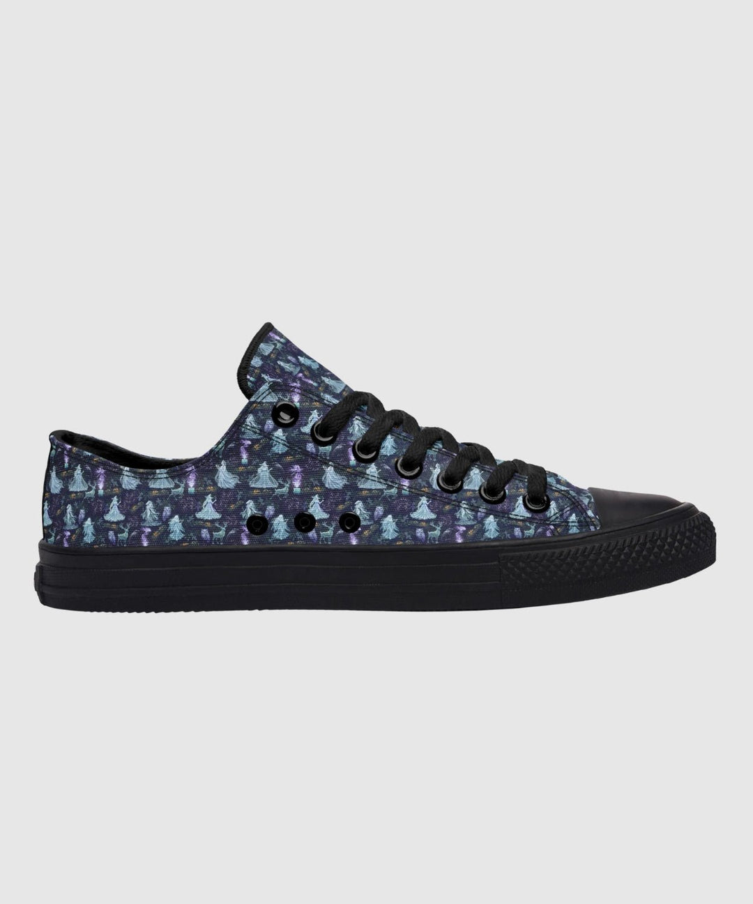 Spooky Yule Spirits Low Tops - The Pagan Grimoire