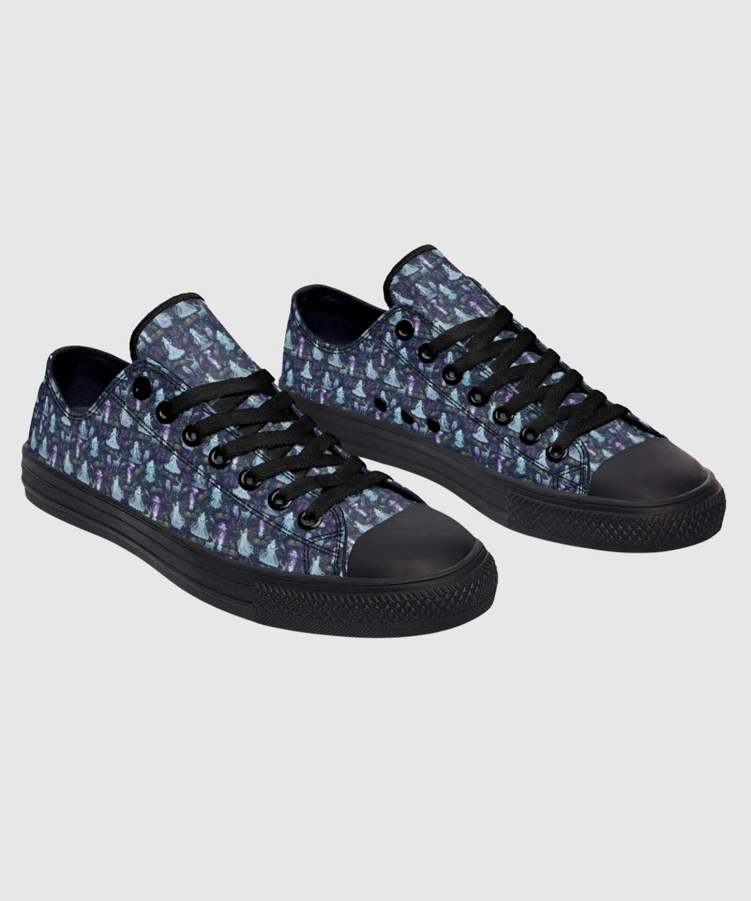 Spooky Yule Spirits Low Tops - The Pagan Grimoire