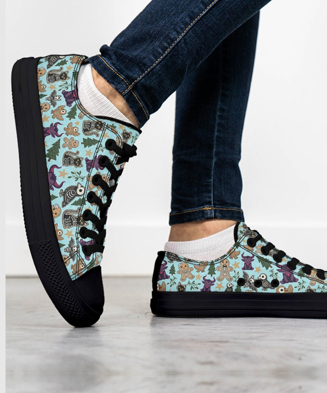 Spooky Gingerbread Lowtops - The Pagan Grimoire