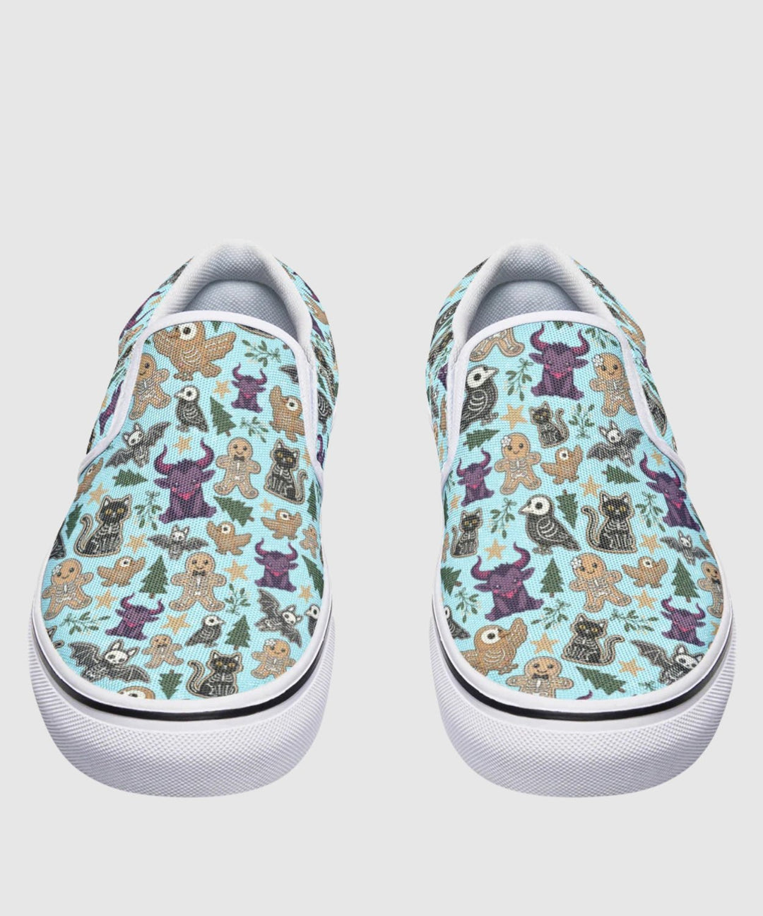 Spooky Gingerbread Slip - On Shoes - The Pagan Grimoire