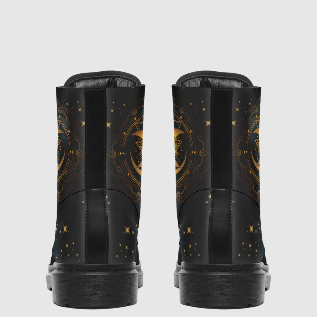 Sun, Moon, and Stars Boots