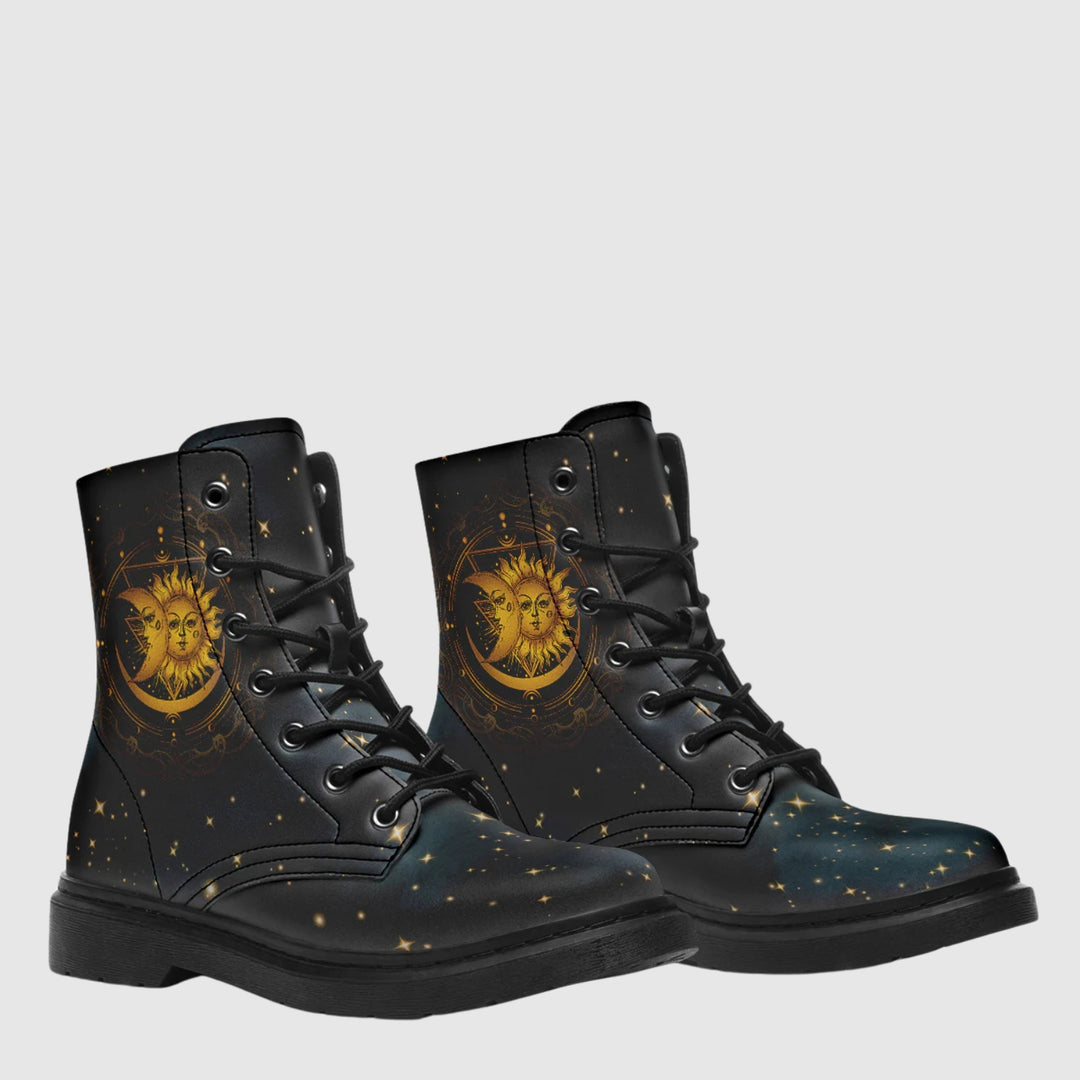 Sun, Moon, and Stars Boots