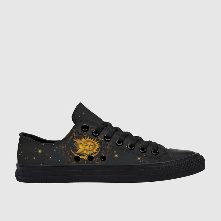 Sun, Moon, and Stars Low Tops