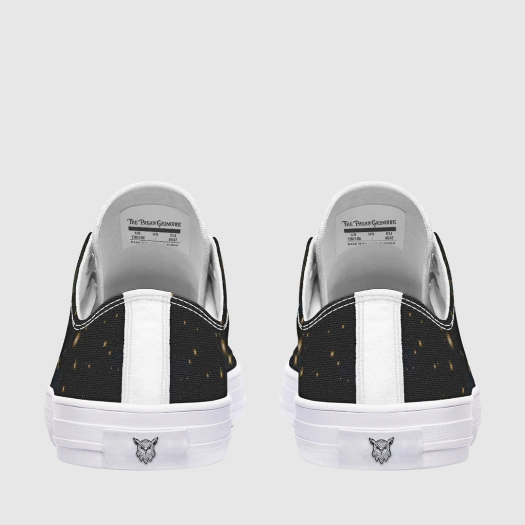 Sun, Moon, and Stars Low Tops